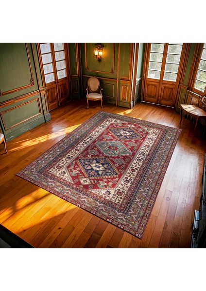 Bordo Madalyon Modern Etnik Desenli Halı | Makinada Yıkanabilir | Hav Toz Vermez | Leke Tutmayaz | Kaymaz Taban | Dijital Makine Baskı | Salon Yolluk Mutfak Halısı modelleri