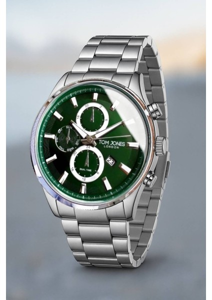 London Erkek Kol Saati – Çelik Kordon – Yeşil Spor Kadran – Takvimli – 2 Yıl Garantili modelleri