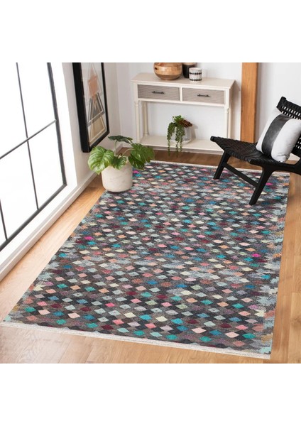Gri Soyut Modern Etnik Desenli Halı | Makinada Yıkanabilir | Hav Toz Vermez | Leke Tutmayaz | Kaymaz Taban | Dijital Makine Baskı | Salon Yolluk Mutfak Halısı fiyatları