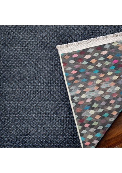 Gri Soyut Modern Etnik Desenli Halı | Makinada Yıkanabilir | Hav Toz Vermez | Leke Tutmayaz | Kaymaz Taban | Dijital Makine Baskı | Salon Yolluk Mutfak Halısı fırsatları