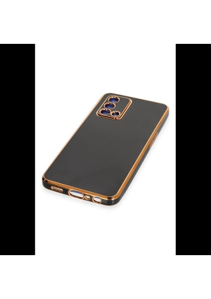 Oppo A74 4g Kılıf Volet Silikon - Siyah fırsatları