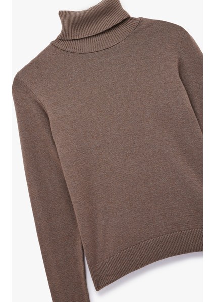 Uzun Kollu Balıkçı Yaka Triko Kazak modelleri