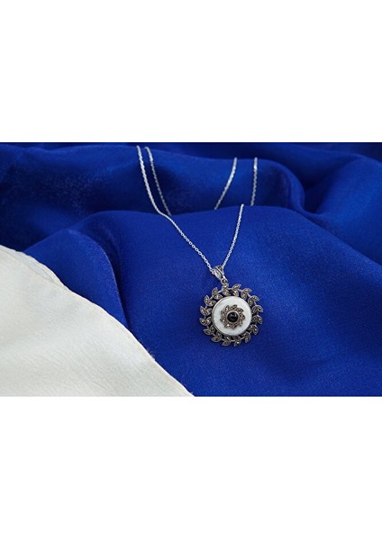 Yuvarlak Taşlı Kolye SK0003