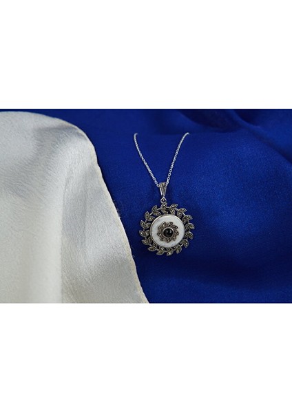 Yuvarlak Taşlı Kolye SK0003 modelleri