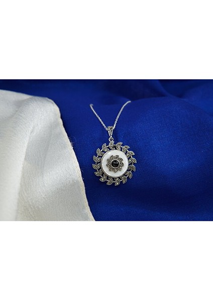 Yuvarlak Taşlı Kolye SK0003 fırsatları