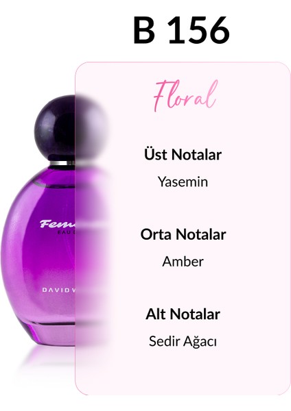 B156 Beaty 100 ml Kadın Parfüm | Floral fiyatları