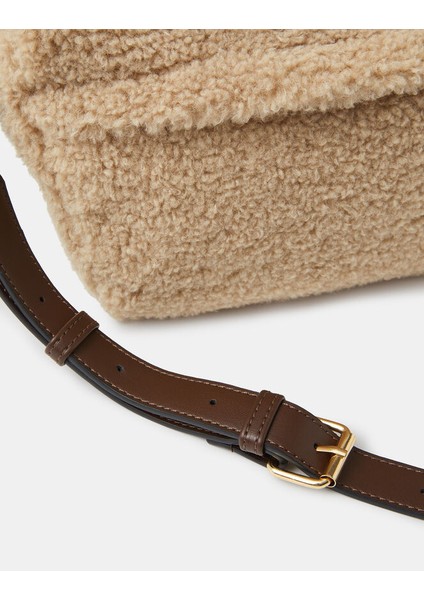 Shearling Peluş Çapraz Çanta fırsatları