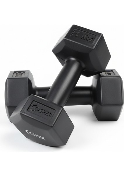 1 kg Çift/takım Plastik Dambıl Ağırlık Kilo ve Renk Seçenekli Dumbell Dımbell modelleri