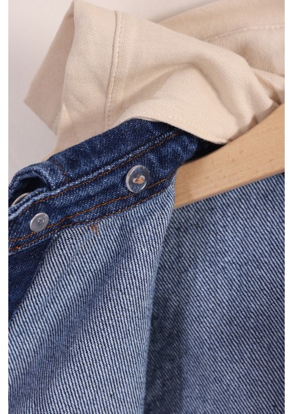 Kapüşonlu Kot Ceket Çocuk Denim mont modelleri
