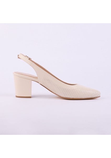 Hakiki Deri Topuklu Kadın Ayakkabısı 25SRK4235 indirimleri
