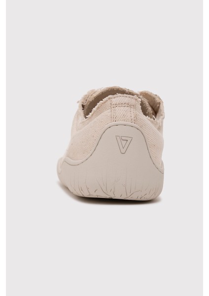 1383 V-Barefoot Comfort Keten Kadın Ayakkabı Bej