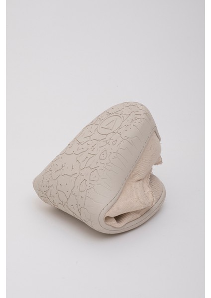 1383 V-Barefoot Comfort Keten Kadın Ayakkabı Bej