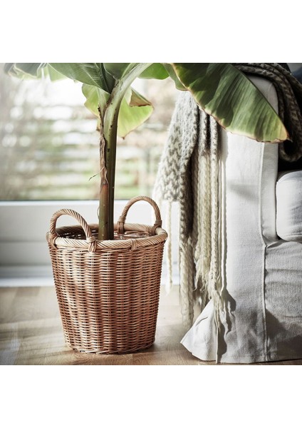 Rattan Saksı, Rattan, 24 cm modelleri