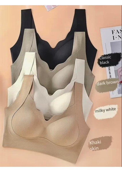 Hafif Dikişsiz Hiç Yok Hissi Veren Iz Yapmaz Zarif Vücudu Saran 1 Adet Yumoş Sütyen