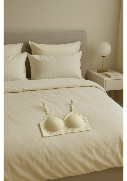 Hafif Dikişsiz Hiç Yok Hissi Veren Lazer Kesim Iz Yapmaz Günlük Yoga Spor Da Estetik Zarif Sütyen fiyatları