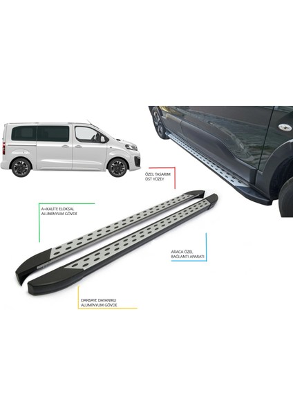 Zafira Life Camlı Van Kısa Şase Noktalı Yan Basamak 2019 2020 2021 2022 2023 2024 2025 2026 2027