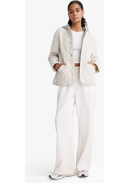 Su Geçirmez Çift Taraflı Regular Fit Kapitoneli Çıtçıtlı Mont E8698AX25AU fiyatları