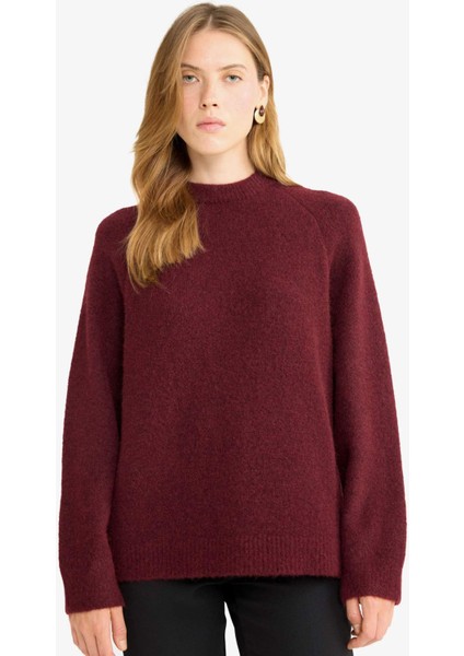 Regular Fit Bisiklet Yaka Triko Kazak G1396AX25WN modelleri