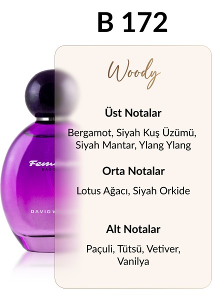 B172 Fowred Black 100 ml Kadın Parfüm | Woody fiyatları