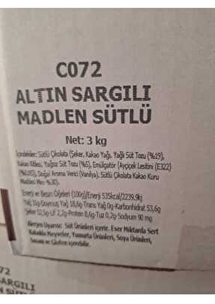 Sargılı Madlen Sütlü Altın Çikolata Bebek Doğum Temalı 1 kg Özel Korumalı fiyatları