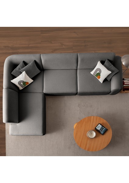 Sloft Köşe Koltuk Takımı Antrasit Sol Köşe indirimleri