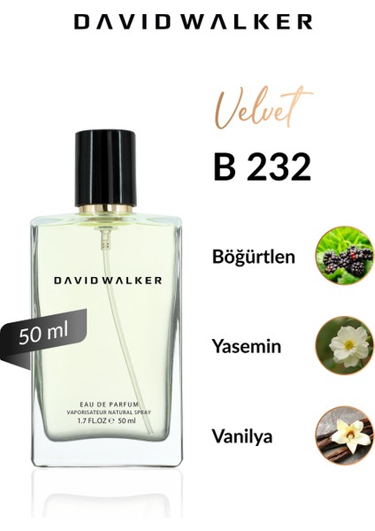 B232 El Paso 50 ml Kadın Parfüm | Velvet