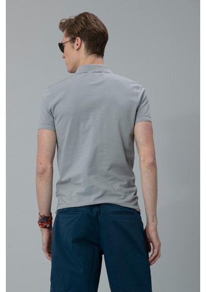 Laon Spor Polo Erkek Tişört Siyah