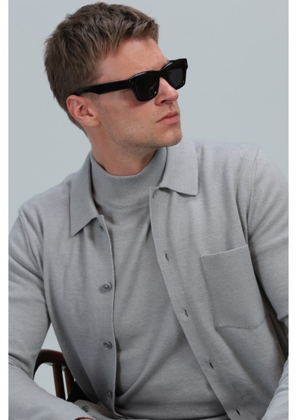 Alter Erkek Kazak Açık Gri