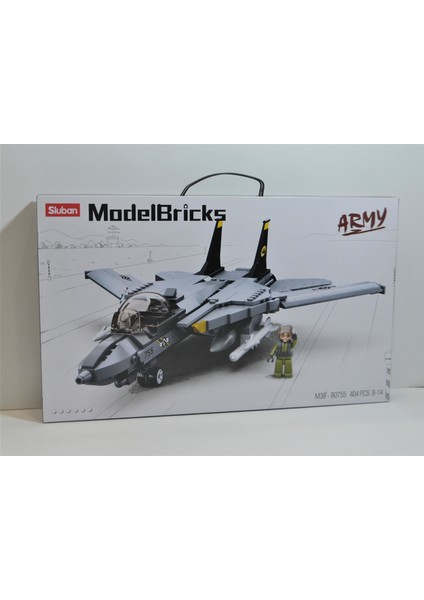 F14 Uçak Model Bricks 404 Parça