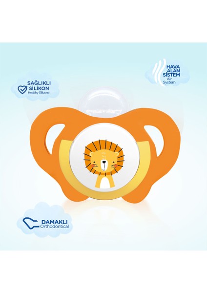 Safari Emzik No:2 Turuncu 6-18 Ay