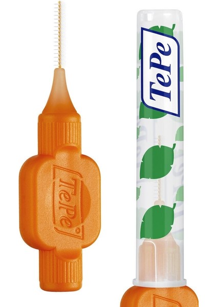 Orta Sert Turuncu 0,45 mm Plastik Saplı Arayüz Diş Fırçası 8'li Paket – Unisex, Türkiye Üretimi modelleri
