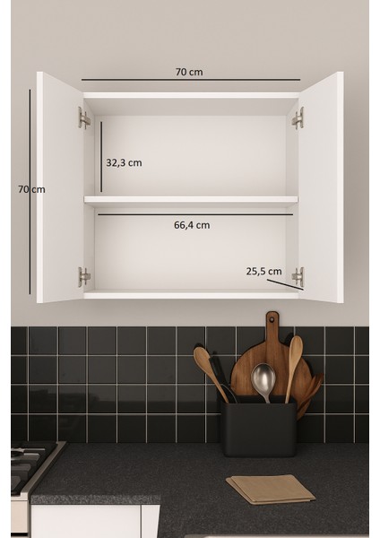 70LİK Üst Modül, Mutfak Dolabı, Çok Amaçlı Dolap, Kiler Dolabı modelleri