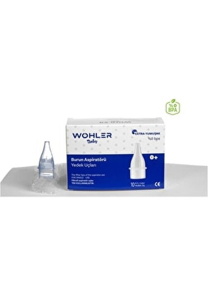 Burun Aspiratörü Başlangıç Seti Yumuşak Uç ve Tek Kullanımlık Yedek Uçlar ile 10 Adet modelleri