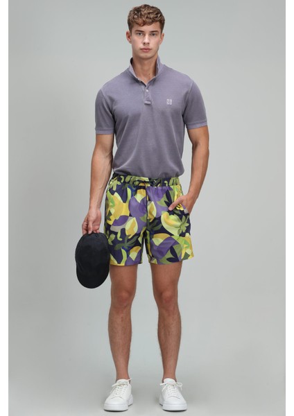 Nice Erkek Deniz Şortu Mor