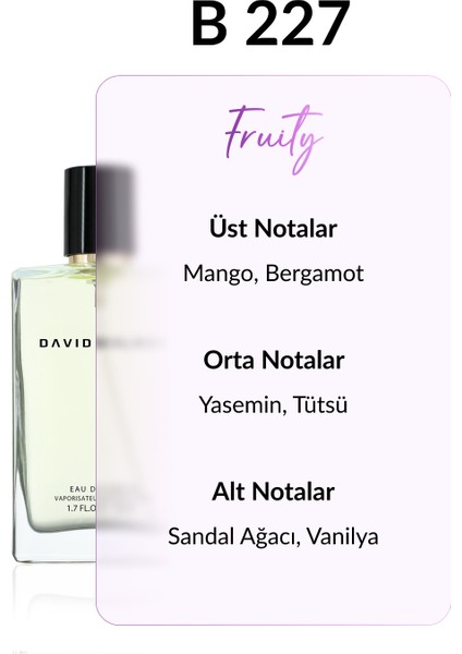 B227 Famous 50 ml Kadın Parfüm | Fruity fiyatları