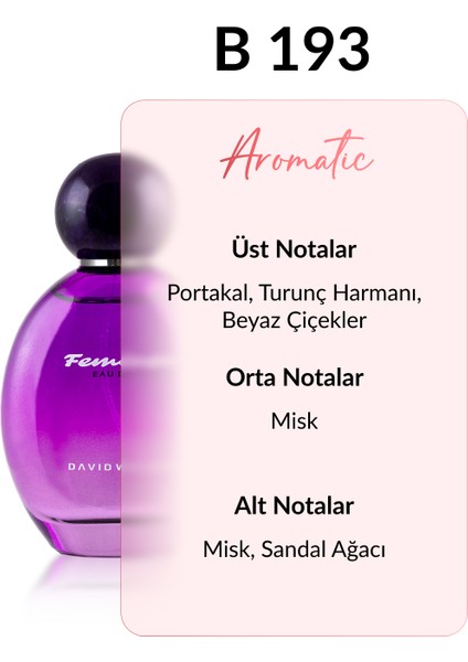 B193 Secret 100 ml Kadın Parfüm | Aromatic fiyatları