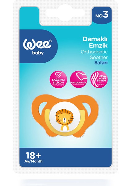 Safari Emzik No:3 Turuncu 18+ Ay