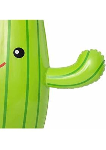 Kaktüs Şekilli Hacıyatmaz Eğlenceli Su Oyunları İçin 100 x 60 x 100 cm Yeşil indirimleri