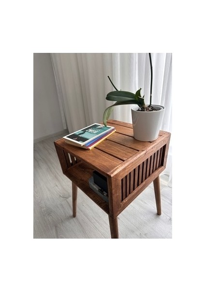 Ahşap Terek Bambu Renkli Country Tasarım 65x55x8.5 cm Çok Amaçlı Depolama indirimleri