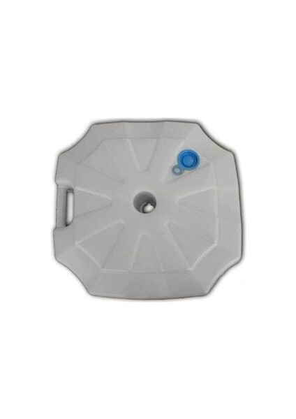 Bahçe Şemsiyesi Gölgelik Bidonu 20 Litre Hacimli Plastik Dayanıklı Beyaz fiyatları