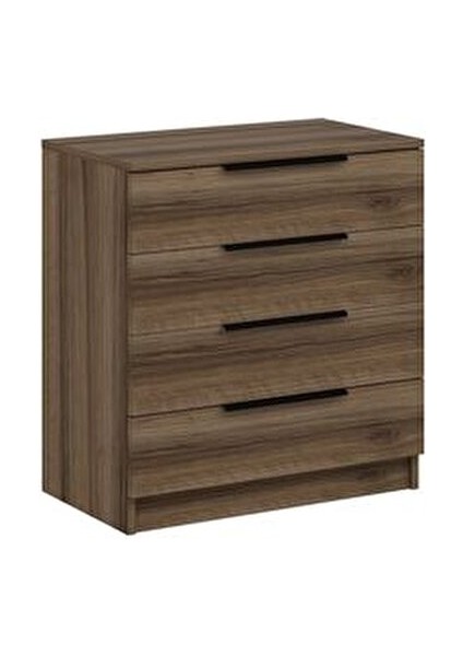 D2009-KALE Plus Modern Şifonyer 4 Çekmeceli Dore Renk 77 cm Yükseklik indirimleri