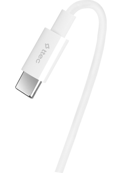 Usb-c- Usb-c 65w Pd/qc Hızlı Şarj/data Kablosu Beyaz