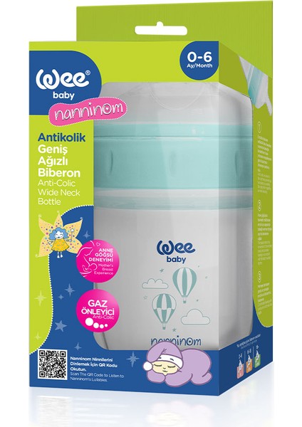 Nanninom Antikolik Geniş Ağızlı Biberon 150 ml