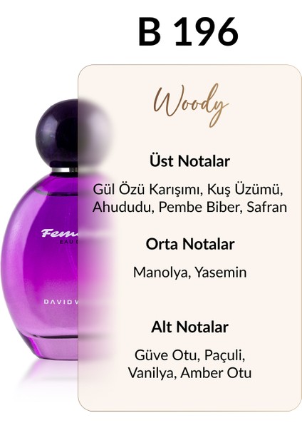 B196 Ance 100 ml Kadın Parfüm | Woody fiyatları