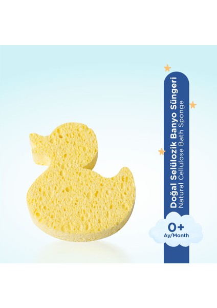 Doğal Selülozik Banyo Süngeri Sarı fırsatları