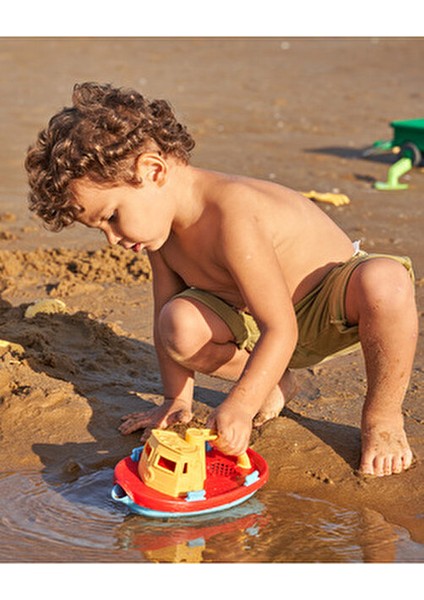 Neşeli Gemi Su Oyunları İçin Güvenli Oyuncak 13x12x23 cm Renkli Tasarım