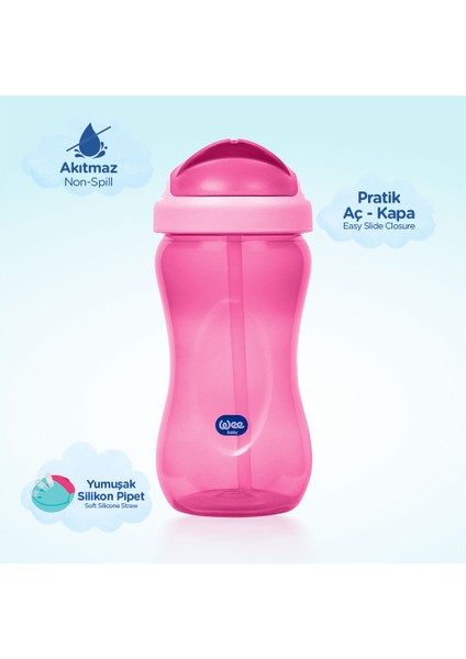 Pipetli Bardak 350 ml 0-6 Ay Bebekler İçin BPA İçermeyen Polipropilen indirimleri