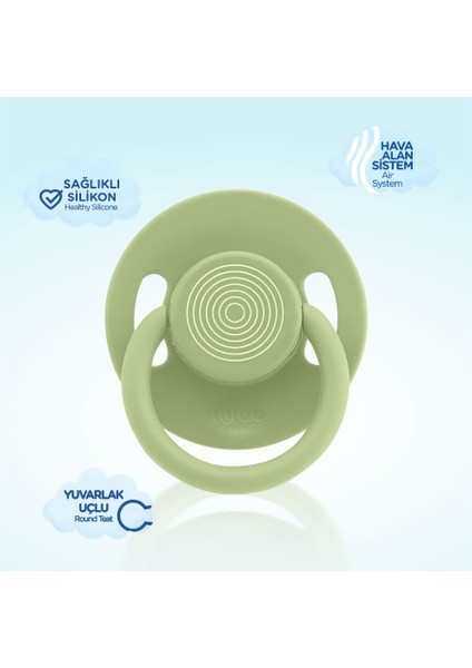 Cool Yuvarlak Uçlu Emzik No:2 Yeşil 6-18 Ay indirimleri