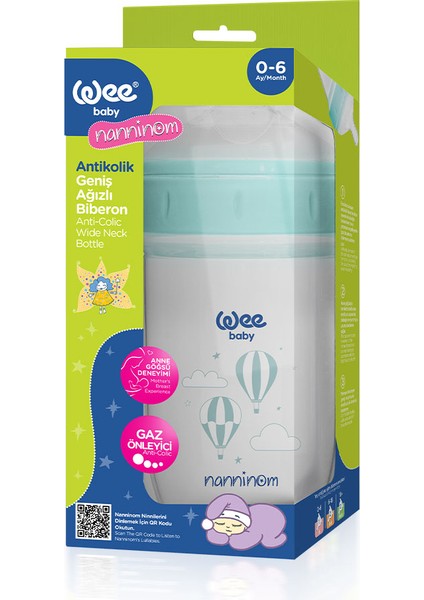 Nanninom Antikolik Geniş Ağızlı Biberon 250 ml