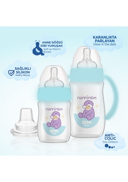 Nanninom Geniş Ağızlı Biberon Seti